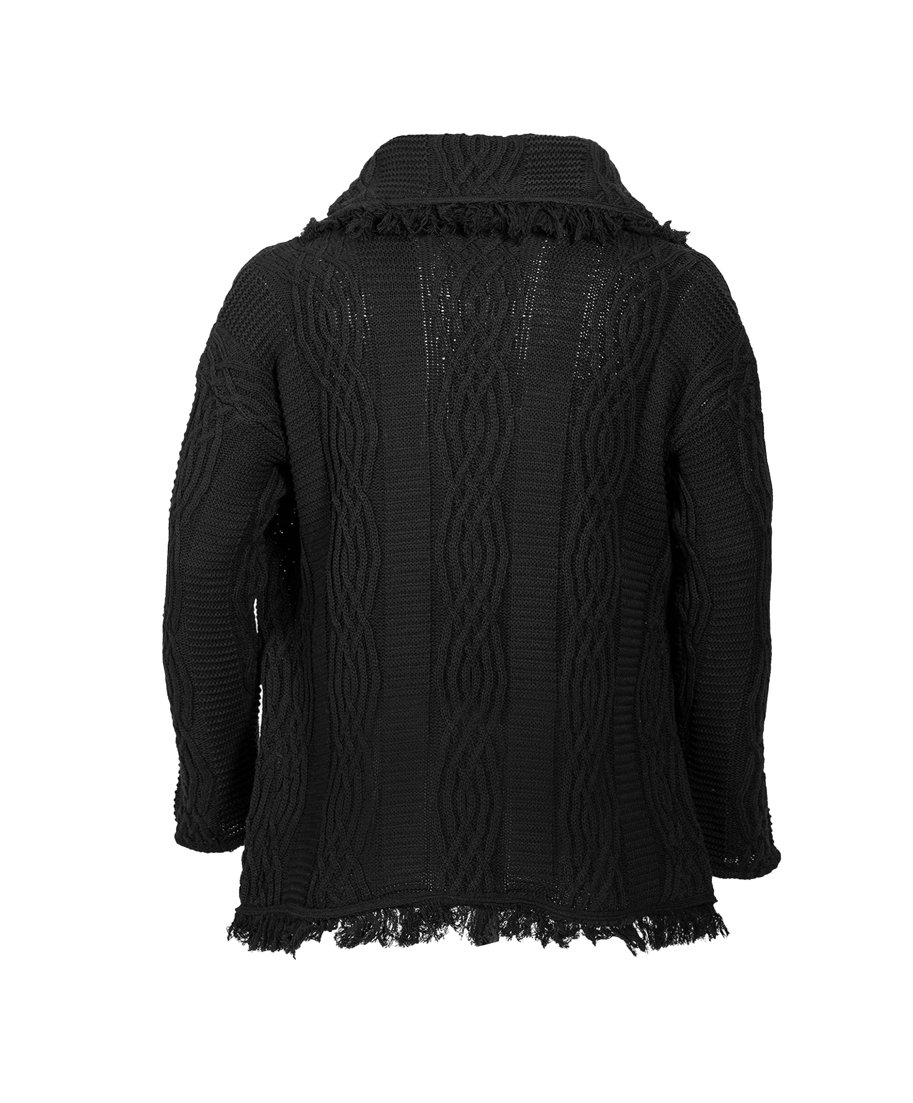 Equinox Black V-Neck Heritage Cardigan