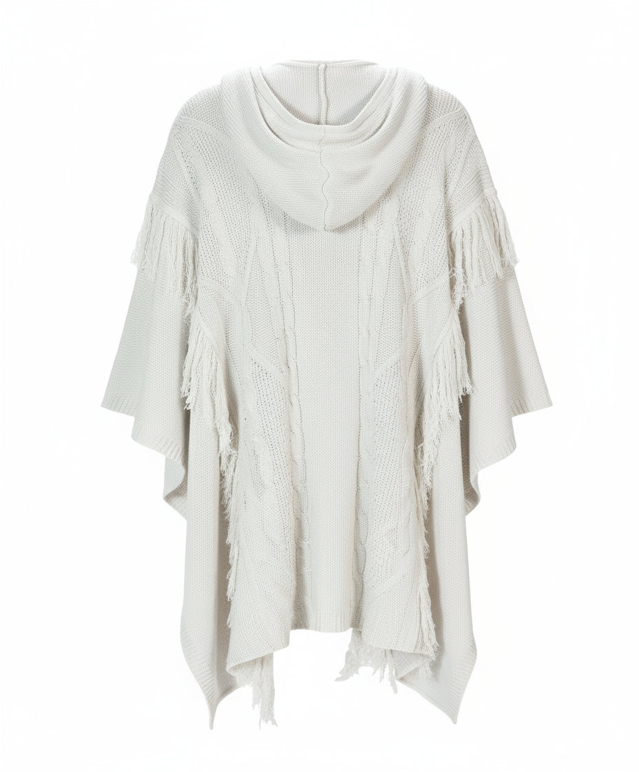 Full Moon Hoodie Poncho